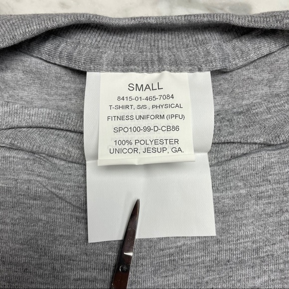 NEW United States Army Grey Short Sleeve T-Shirt - Picture 8 of 8